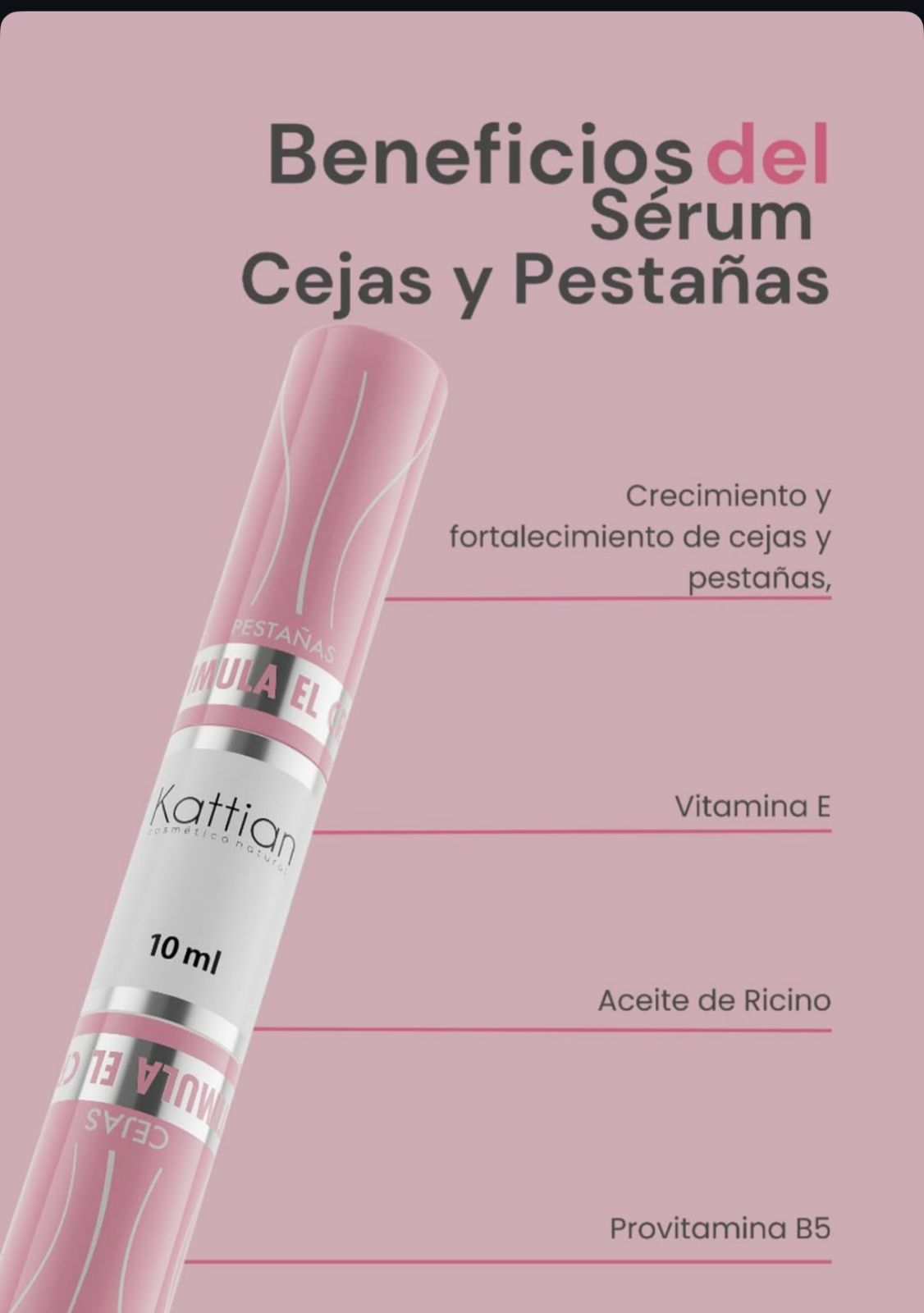 Serum Para Cejas Y Pestañas  ®